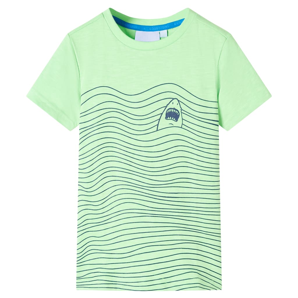 VidaXL Kindershirt 92 neongroen