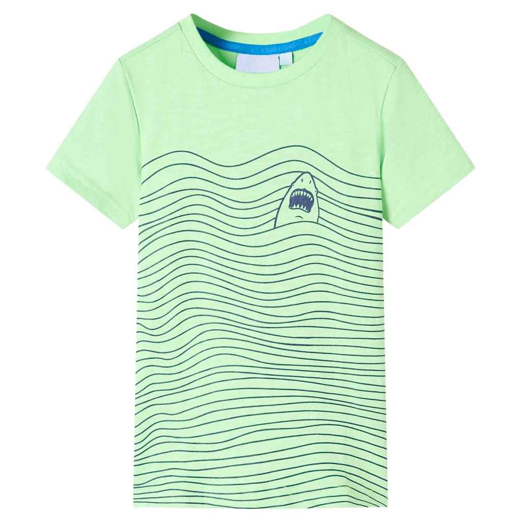 VidaXL Kindershirt 116 neongroen