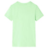 VidaXL Kindershirt 116 neongroen