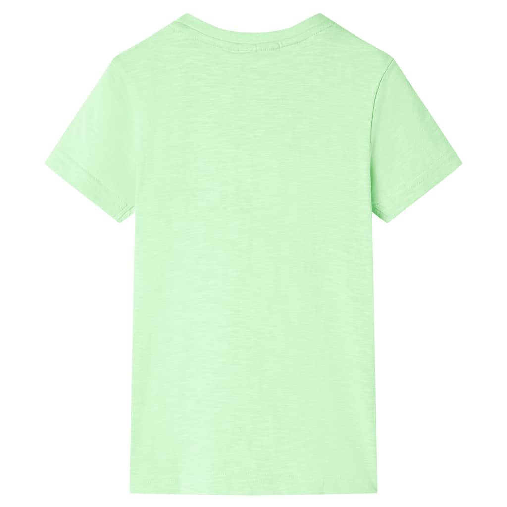 VidaXL Kindershirt 116 neongroen