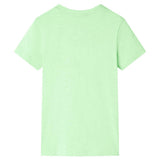 VidaXL Kindershirt 116 neongroen - afbeelding 2