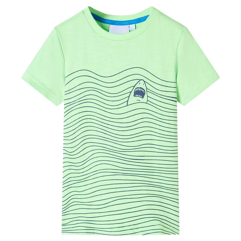 VidaXL Kindershirt 128 neongroen