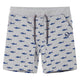 Vidaxl kindershorts met trekkoord 116 gemêleerd lichtgrijs