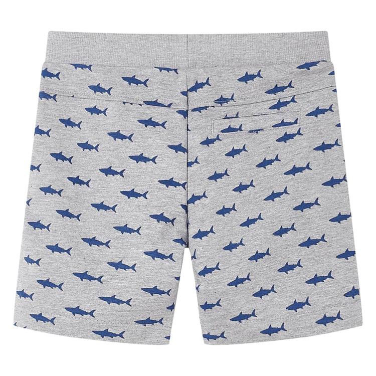 Vidaxl kindershorts met trekkoord 116 gemêleerd lichtgrijs