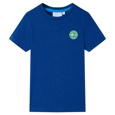 VidaXL Kindershirt 116 donkerblauw