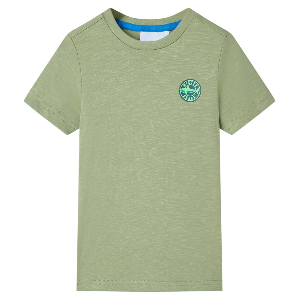 Vidaxl kindershirt 128 lichtkakikleurig
