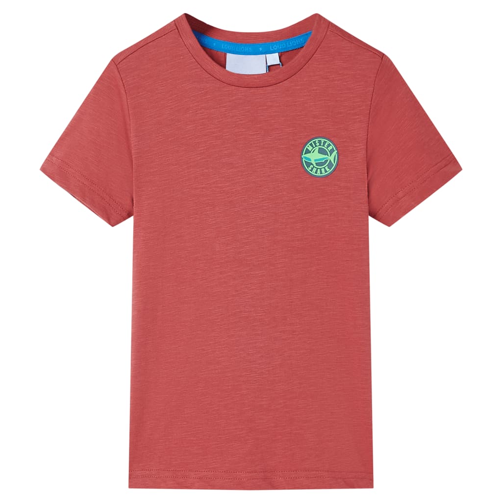 Vidaxl kindershirt 116 paprikakleurig