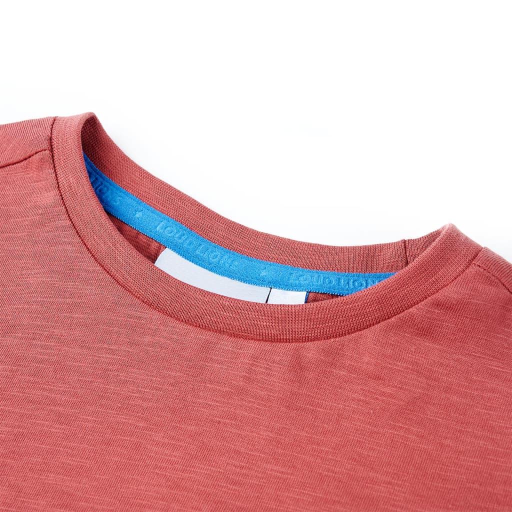 Vidaxl kindershirt 116 paprikakleurig