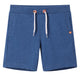 Vidaxl kindershorts met trekkoord 128 gemêleerd donkerblauw
