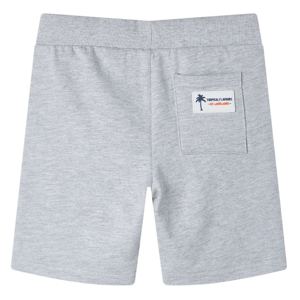 VidaXL Kindershorts met trekkoord 92 grijs