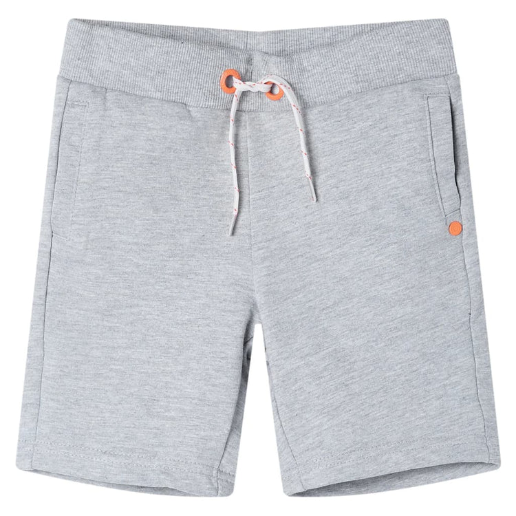 Vidaxl kindershorts met trekkoord 128 grijs