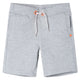 Vidaxl kindershorts met trekkoord 128 grijs