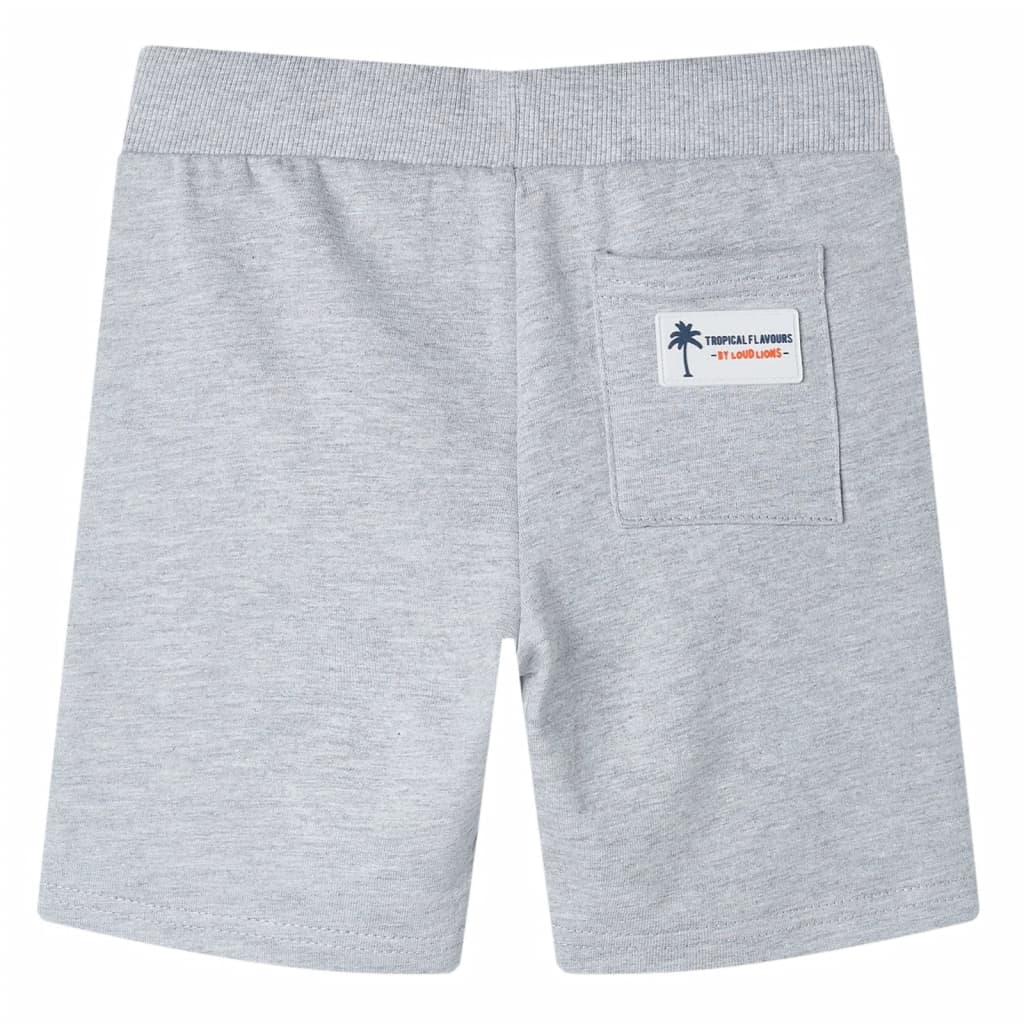 VidaXL Kindershorts met trekkoord 128 grijs