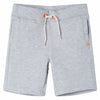 Vidaxl kindershorts met trekkoord 140 grijs