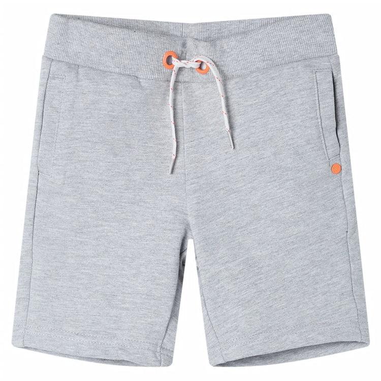 Vidaxl kindershorts met trekkoord 140 grijs