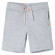 Vidaxl kindershorts met trekkoord 140 grijs