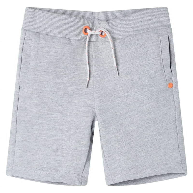 Vidaxl kindershorts met trekkoord 140 grijs
