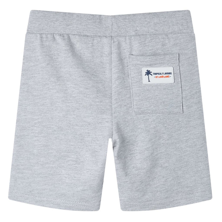 Vidaxl kindershorts met trekkoord 140 grijs