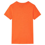 VidaXL Kindershirt 104 donkeroranje - afbeelding 2