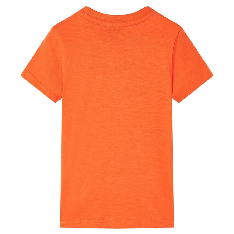 VidaXL Kindershirt 104 donkeroranje