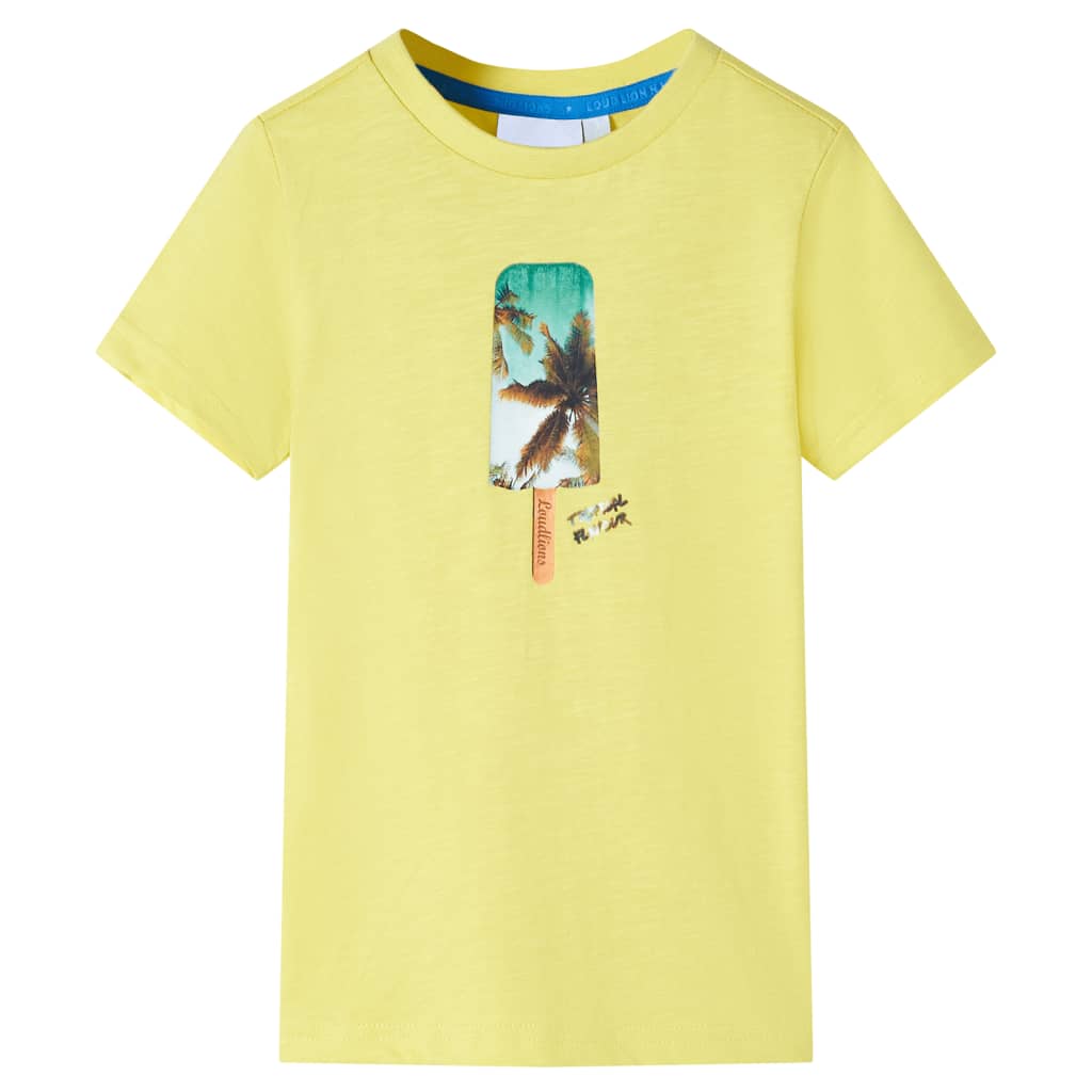 VidaXL Kindershirt 104 geel