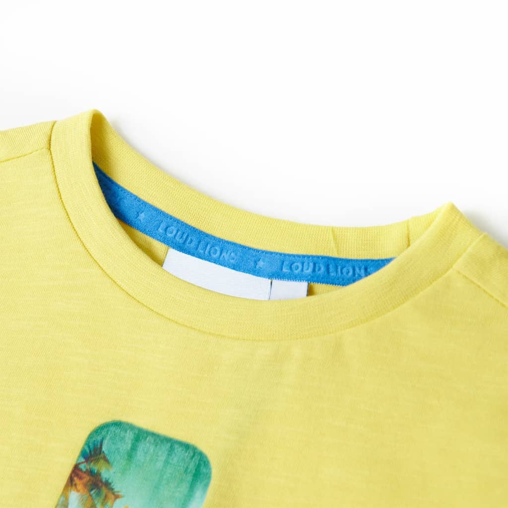 VidaXL Kindershirt 104 geel