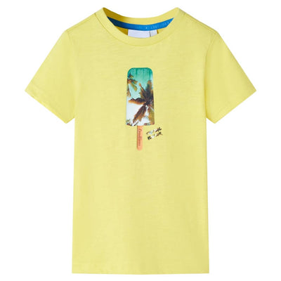 VidaXL Kindershirt 128 geel