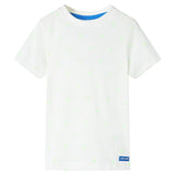 VidaXL Kindershirt 116 ecru - afbeelding 1