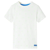 VidaXL Kindershirt 128 ecru - afbeelding 1