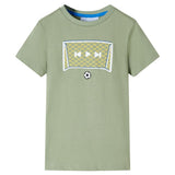 Vidaxl kindershirt 140 lichtkakikleurig - afbeelding 1
