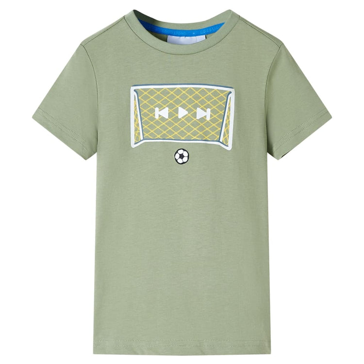 Vidaxl kindershirt 140 lichtkakikleurig