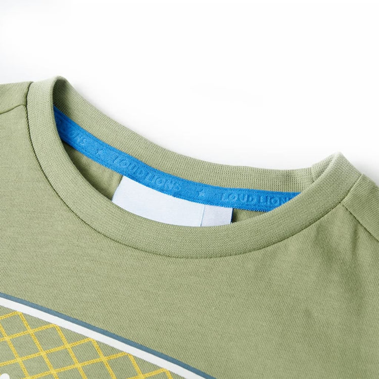 Vidaxl kindershirt 140 lichtkakikleurig