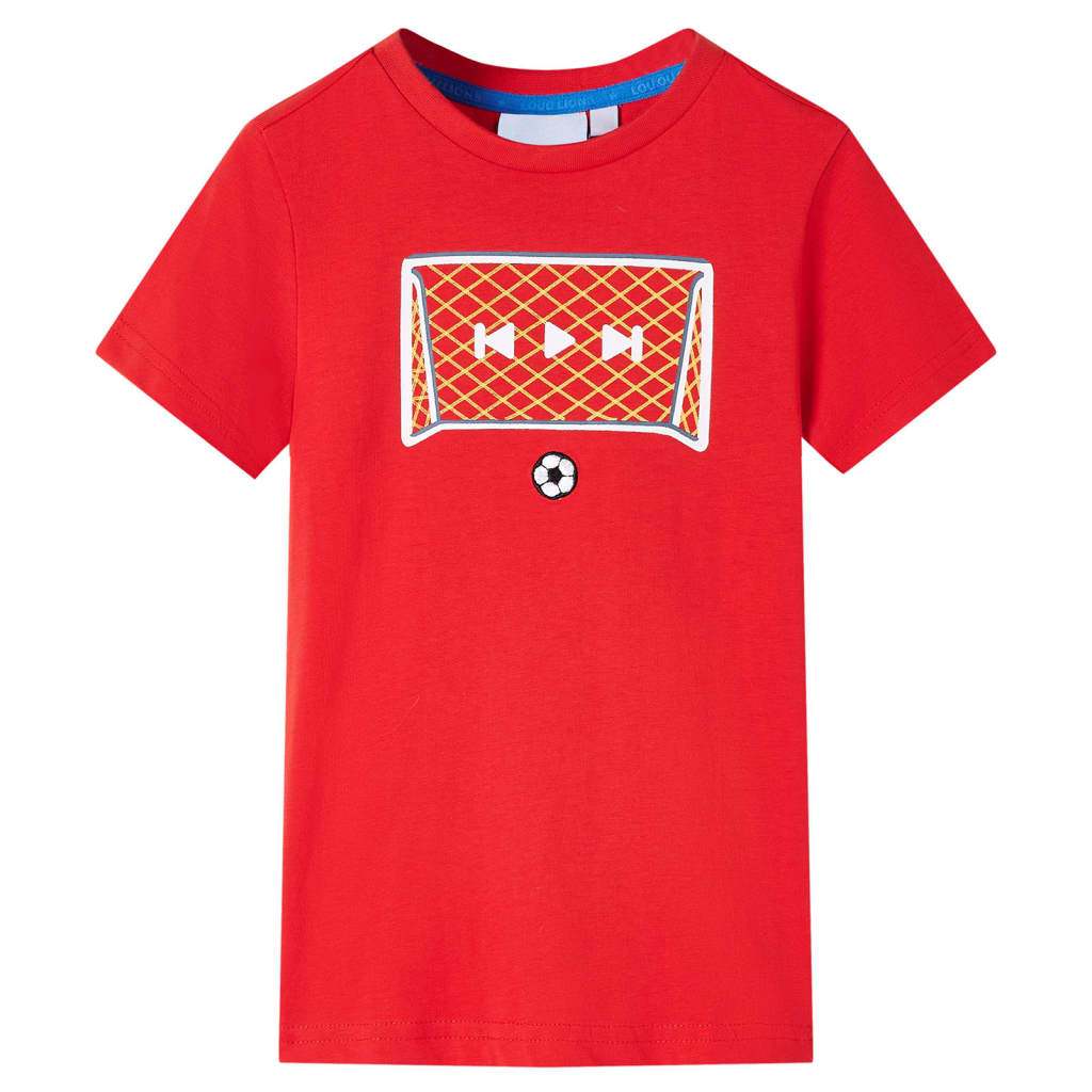 Vidaxl kindershirt 92 rood