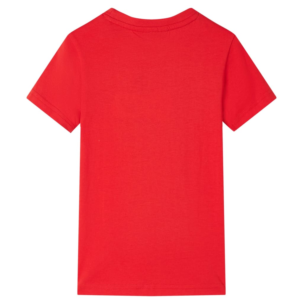 VidaXL Kindershirt 92 rood