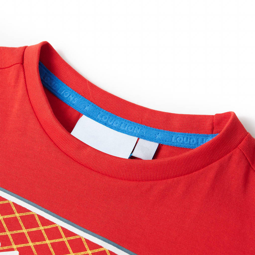 Vidaxl kindershirt 116 rood