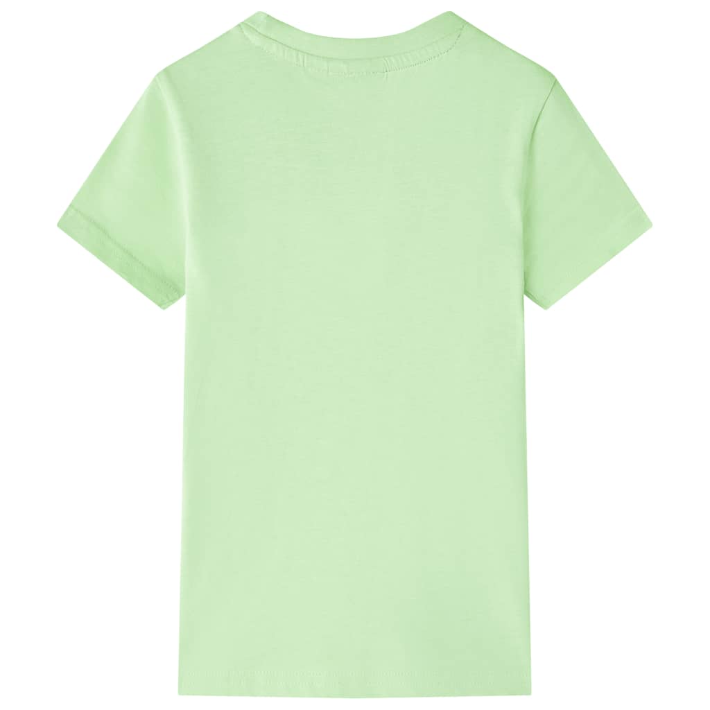 VidaXL Kindershirt 104 limoengroen