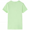 VidaXL Kindershirt 128 limoengroen