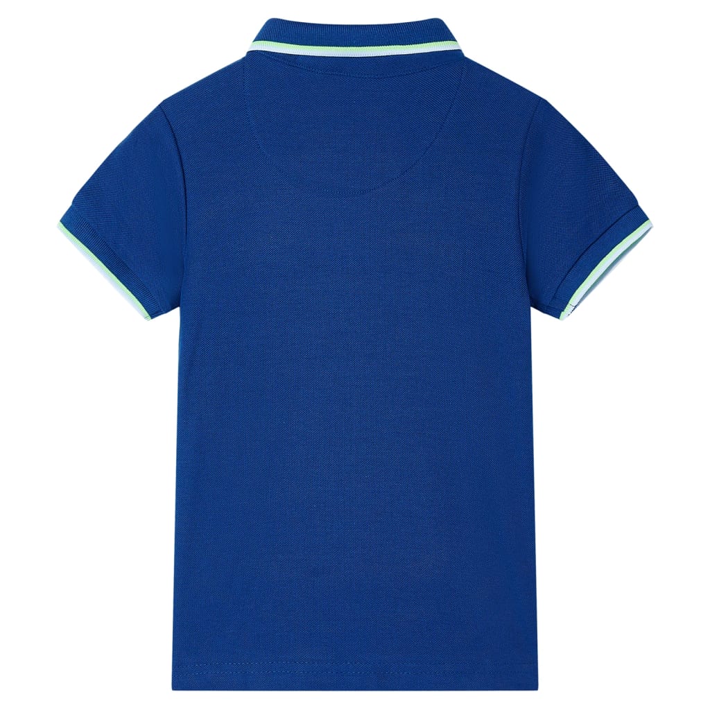 Vidaxl kinderpoloshirt 104 donkerblauw