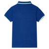 Vidaxl kinderpoloshirt 140 donkerblauw