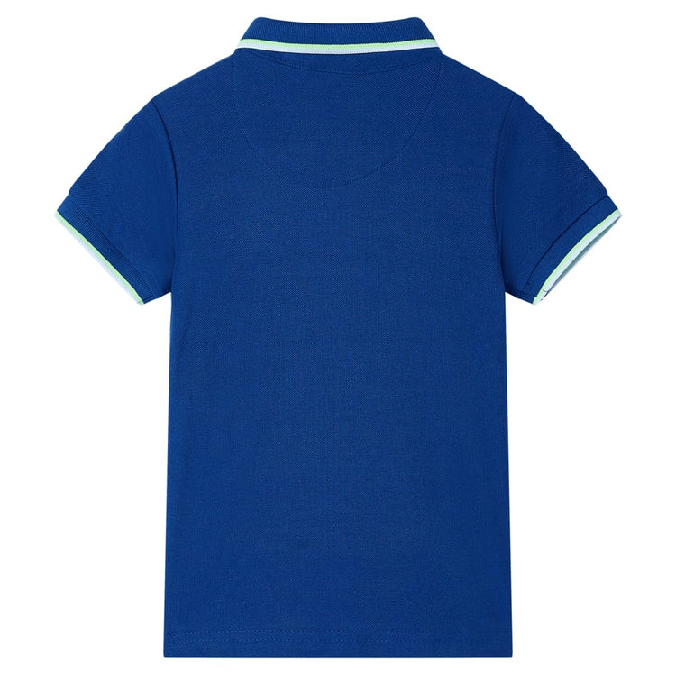 Vidaxl kinderpoloshirt 140 donkerblauw