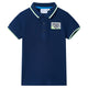 Vidaxl kinderpoloshirt 116 marineblauw