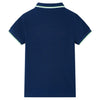 Vidaxl kinderpoloshirt 116 marineblauw