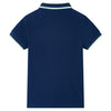 Vidaxl kinderpoloshirt 128 marineblauw