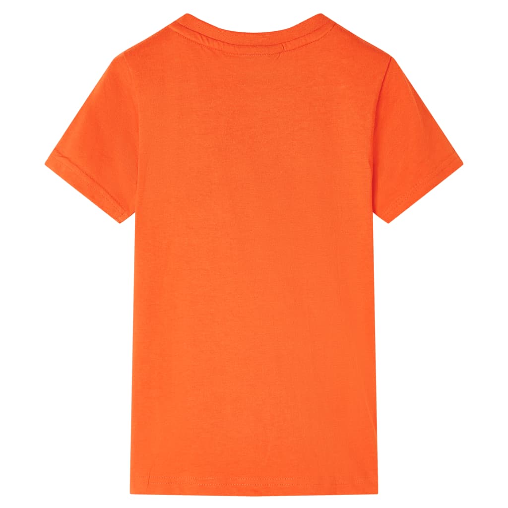 VidaXL Kindershirt 92 donkeroranje