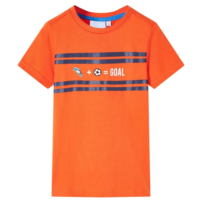 Vidaxl kindershirt 140 donkeroranje