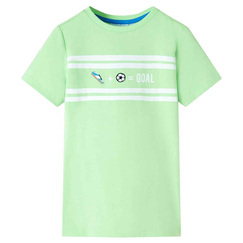 VidaXL Kindershirt 92 neongroen