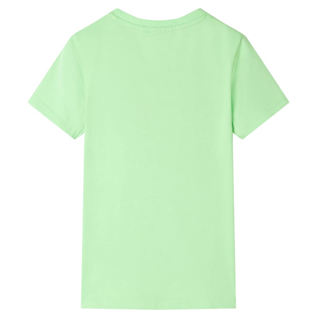 VidaXL Kindershirt 92 neongroen