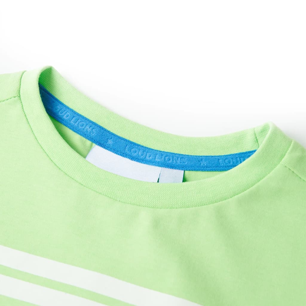 VidaXL Kindershirt 92 neongroen