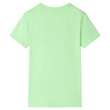 VidaXL Kindershirt 104 neongroen - afbeelding 2