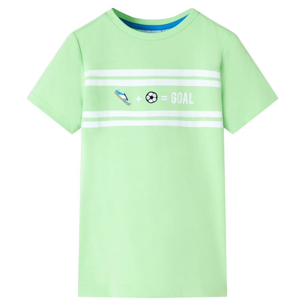 VidaXL Kindershirt 116 neongroen